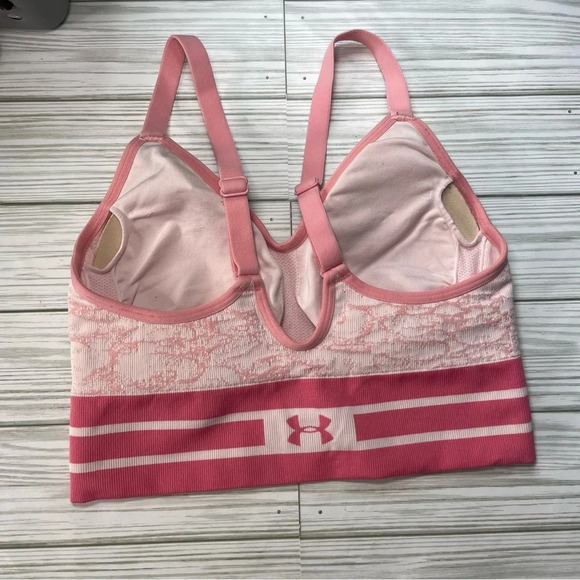 Under armour pink compression sports bra size small - Picture 6 of 11